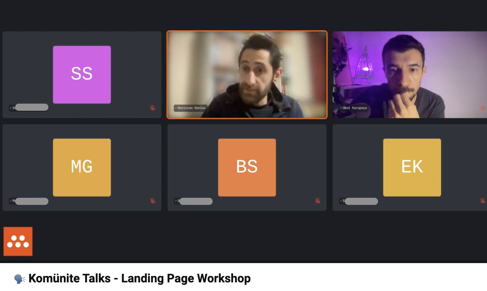 Komünite.com.tr - Landing page oturumu
